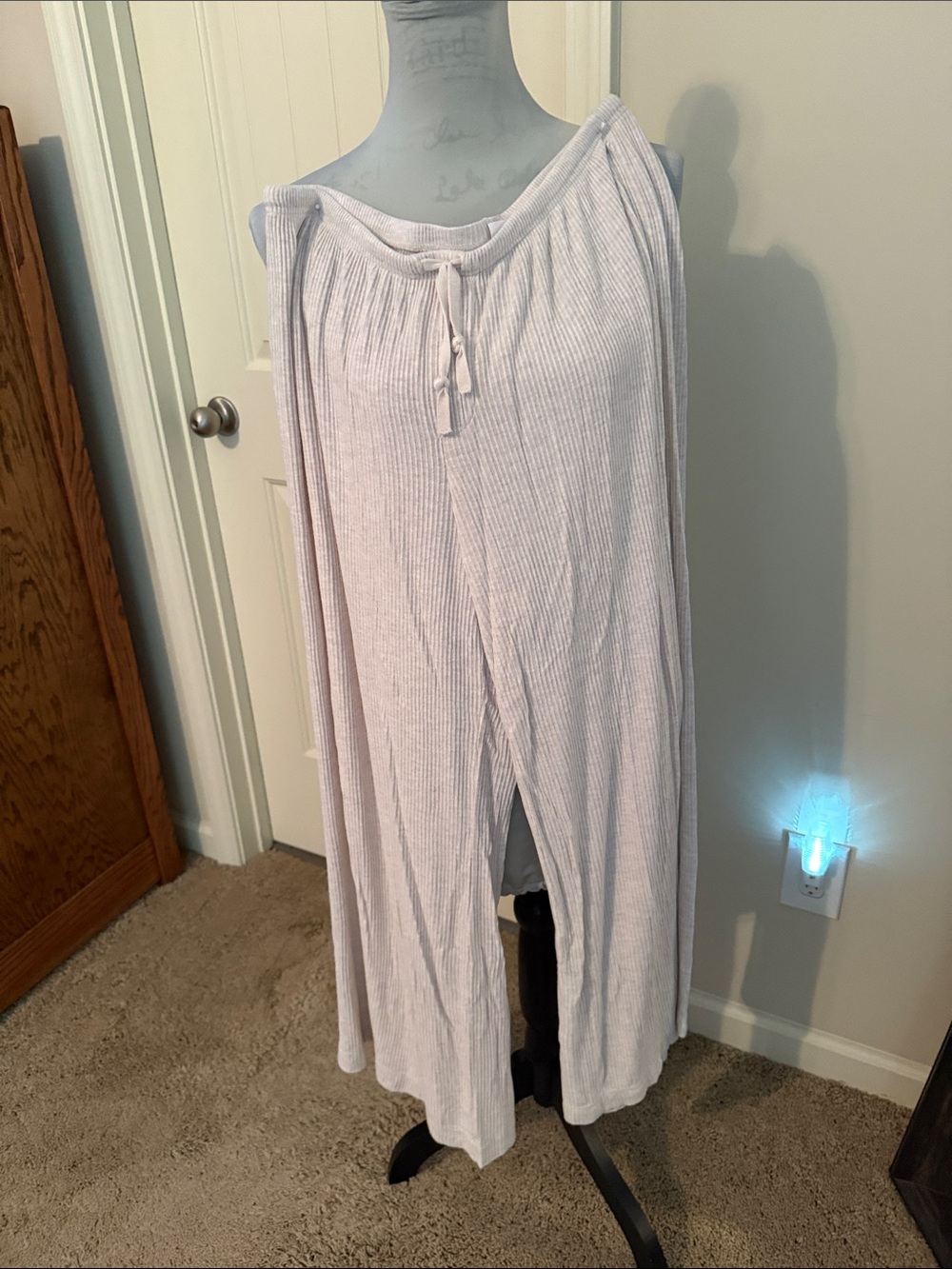 Auden Ribbed Drawstring Lounge Pants - Light Lavender